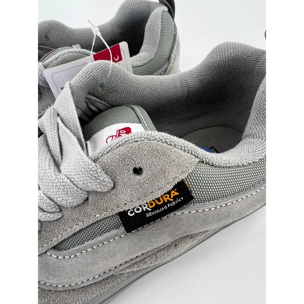 Vans Knu Skool Mens 7.5/ Womens 9 Grey Cordura Water Repellent Suede Skate Shoes